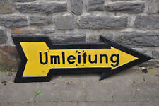 Altes Blechschild 30er Jahre,Unleitung,Verkehrsschild,Oldtimer,Automobil,Garage