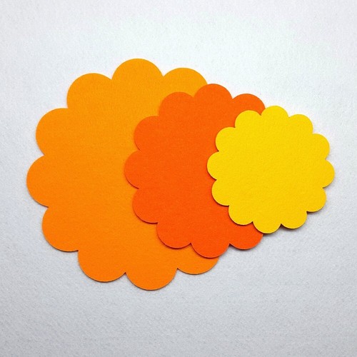 Filz untersetzer blume - untersetzer,