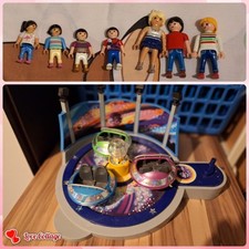 Breakdancer mit Licht Und 7 Menschen 