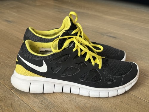 Nike free run black yellow - nike,