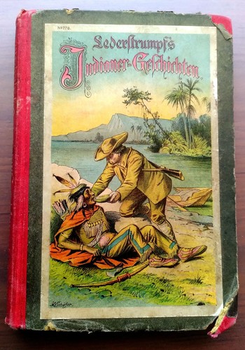 Antikes buch lederstrumpf - antikes, lederstrumpf's