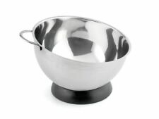 Edelstahl Schneeschlagkessel mit Stellring Rührschüssel Schlagkessel Schüssel 