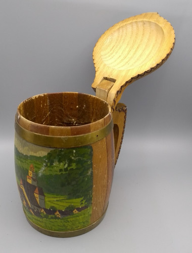 Alte vintage bierkrug aus - alte,