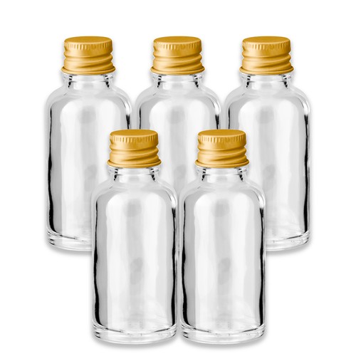 Klarglasflasche ml mit - 5x,