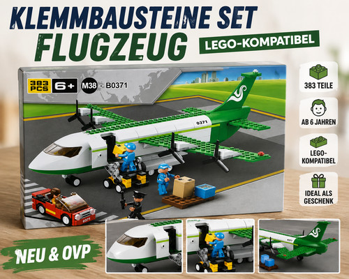 Klemmbausteine set flugzeug - set,
