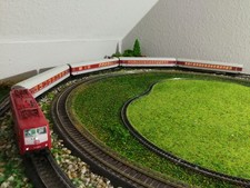 Fleischmann H0, BR111 036-0 (Lätzchen) auf Märklin mfx, AC u. 4 Anhänger