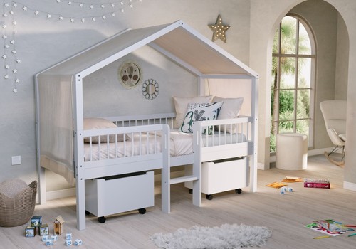 Halbhohes hausbett leiter - halbhohes,