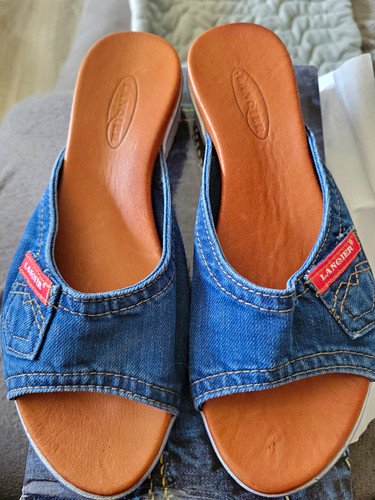 Damen sandalette schlupf - sandalette,