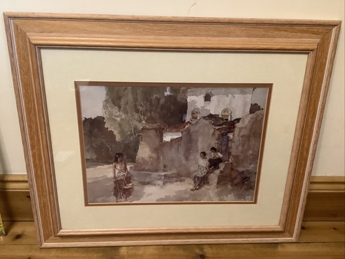 Gerahmter aquarelldruck sir - gerahmter,
