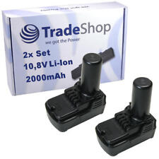 2x Premium Akku 10,8V 2000mAh  Li-Ion für Hitachi UR10 UR10DL Baustellen Radio
