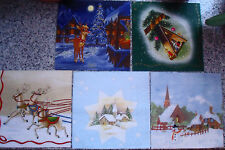 5 Wunderschöne SERVIETTEN +Set 7 +++ SERVIETTEN ++ SERVIETTENTECHNIK +++ Basteln