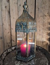 LATERNE WINDLICHT ANTIK ORIENT