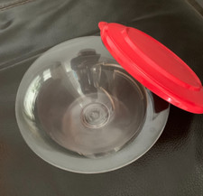Tupperware Dessertschale mit Deckel - rote  Tafelperle  - 175 ml