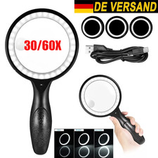 30/60X LED Lupe mit 33 LEDs