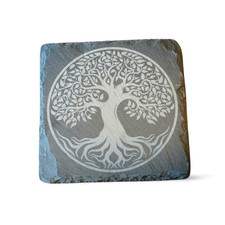 Schiefer Untersetzer mit