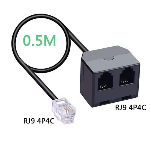 Rj9 4p4c stecker auf buchse - rj9,