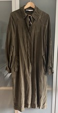 Zara Mantel mit Leinen Trench-Optik Used Waschung Gr. M *Neu*