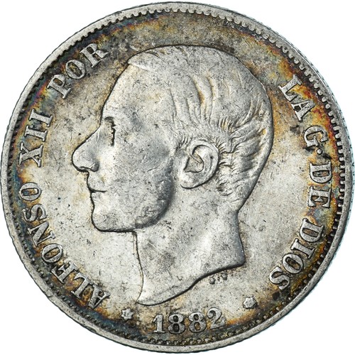 Münze spanien alfonso xii - spanien,,