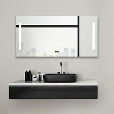 Talos Star LED Badezimmerspiegel Lichtspiegel SpiegelDigitaluhr  120x 60 B-Ware