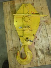 Kranhaken Globenrad Umlenkungrolle Kranflasche 8 Tonnen