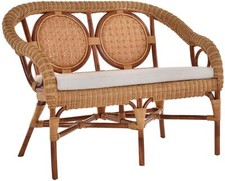 Zweisitzer Rattanbank