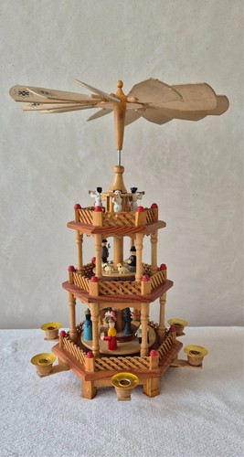 Weihnachts pyramide groß holz - pyramide,