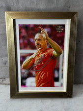 Franck Ribery Foto Signiert mit Rahmen und Zertifikat FC Bayern München Original