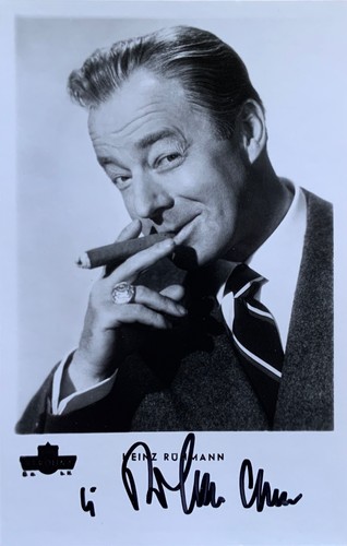 Heinz rühmann handsignierte - heinz,