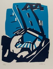 Jürgen Tenz: Linolschnitt