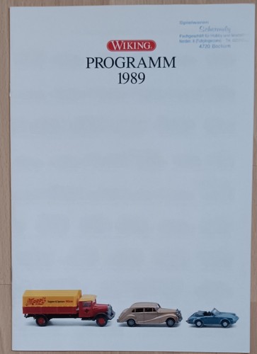 Wiking prospekt automodelle - prospekt,