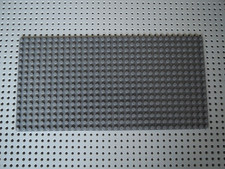 Lego 1 x Platte Bauplatte flach 3857 16x32  neu dunkelgrau
