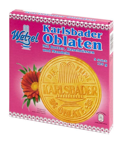 Wetzel karlsbader oblaten 125g - wetzel,
