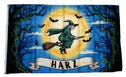 Flagge fahne harz hexe - harz,