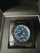 HUGO BOSS GRANDMASTER Chronograph Herrenarmbanduhr – Schwarz/Blau