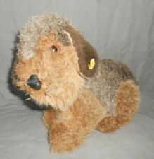 STEIFF HUND DACKEL  MIT KNOPF UND FAHNE