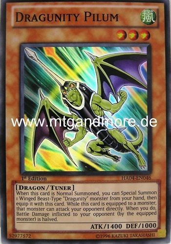 Dragunity pilum - yu-gi-oh,