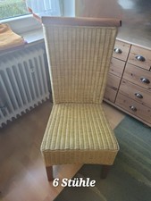 6 Stühle Rattan