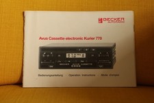 Bedienungsanleitung becker - bedienungsanleitung,