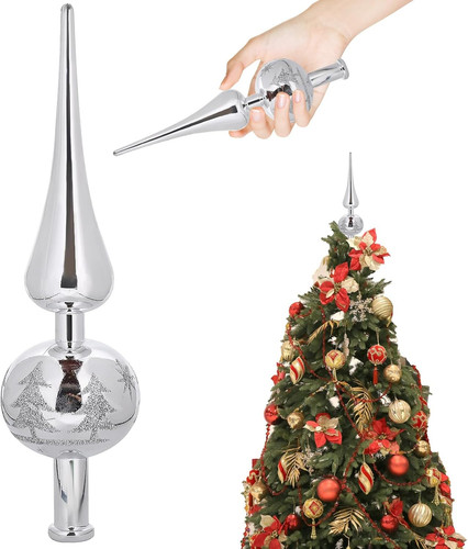 Weihnachtsbaum spitze silber - weihnachtsbaum,