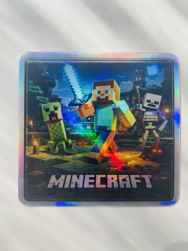 Minecraft hologram sticker - minecraft,