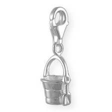 MELINA Charm Anhänger Eimer & Schaufel Silber 925