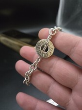  Tiffany & Co. 1837 ARMBAND 925 STERLING SILBER 18cm Modern Anhänger VINTAGE 