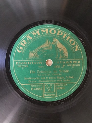 Grammophon schellackplatte die - grammophon,