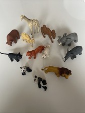 13 Hartgummi Wildtiere