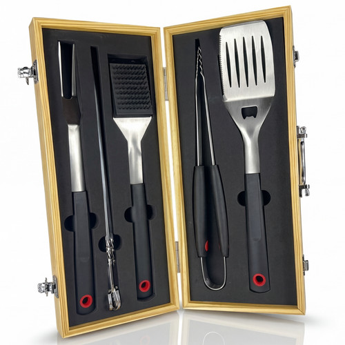 Grillkoffer grillbesteck set - grillbesteck,