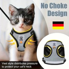 Katzengeschirr mit Leine