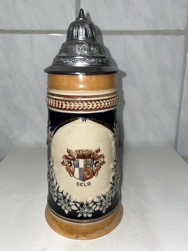 Bierkrug zinndeckel selb - zinndeckel,