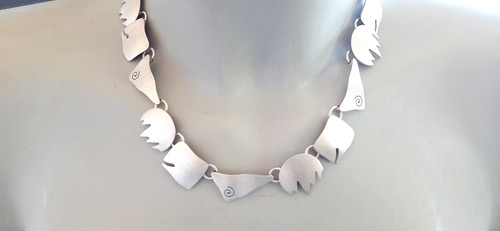 Silber design collier - °, /