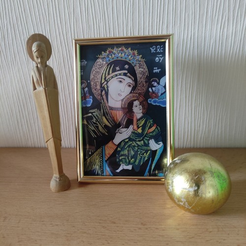 Maria mit jesuskind ikone - maria, jesuskind,