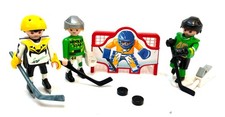 Playmobil Winter * 6192 * Eishockey-Tor-Training * 2 Spieler Trainer Tor